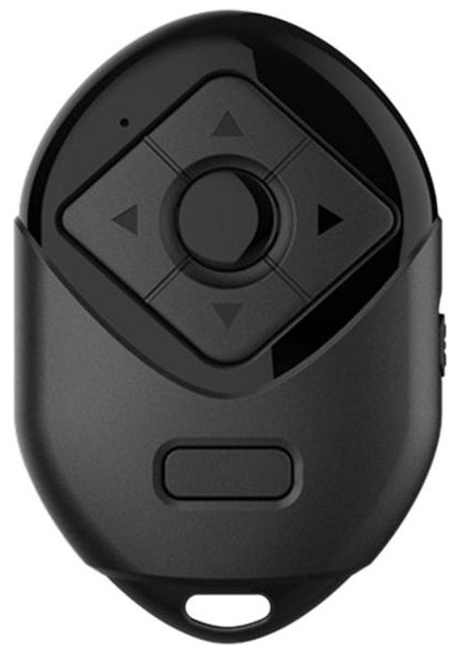 Siyah Selfie Uzaktan Kumanda Düğmesi |şarj Edilebilir Kablosuz Sayfa Çevirici |videoları Kaydırmak Için Artefakt E-Kitap Okumak Fotoğraf Çekmek (Yurt Dışından)