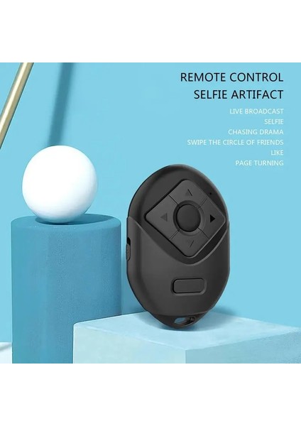 Siyah Selfie Uzaktan Kumanda Düğmesi |şarj Edilebilir Kablosuz Sayfa Çevirici |videoları Kaydırmak Için Artefakt E-Kitap Okumak Fotoğraf Çekmek (Yurt Dışından) modelleri