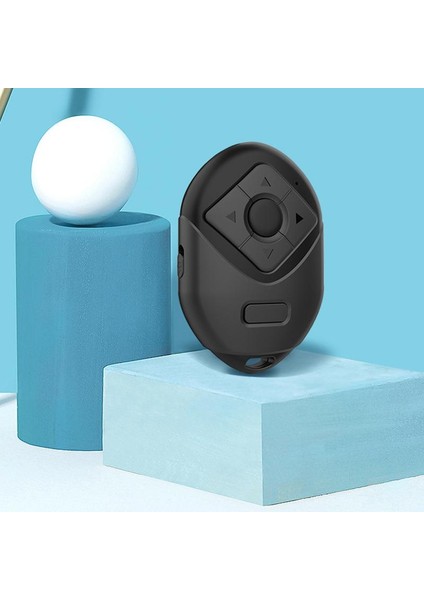 Siyah Selfie Uzaktan Kumanda Düğmesi |şarj Edilebilir Kablosuz Sayfa Çevirici |videoları Kaydırmak Için Artefakt E-Kitap Okumak Fotoğraf Çekmek (Yurt Dışından) indirimleri