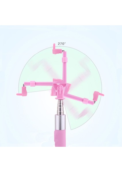 Pembe Sıcak Satış Taşınabilir Uzatılabilir El Monopod Mini Kablolu Selfie Sopa Android iPhone 5 6 6 S 7 Samsung Huawei Xiaomi (Yurt Dışından) indirimleri