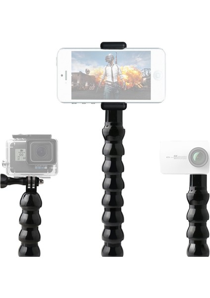 S Esnek Monopod Kutup Selfie Sopa Dalış Uzatma Kolu Gopro Hero Sjcam Yi Djı Osmo Aksiyon Kameraları Için Gooseneck (Yurt Dışından)