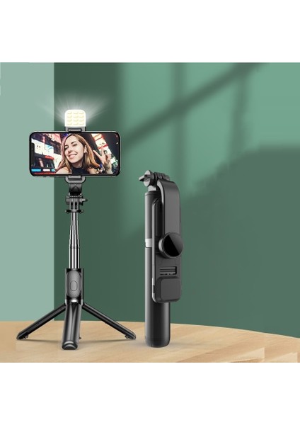Işıklı Beyaz Fgclsy Q02S Yeni Selfie Çubuğu Bluetooth Kablosuz Uzaktan Kumanda Dolgu Işığıyla Selfie Akıllı Telefonlar Için Katlanabilir Monopod Tripod (Yurt Dışından) indirimleri