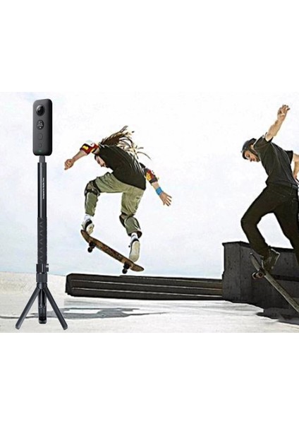 INSTA360 X3 Için Selfie Sopa Evrensel Bullet Time Selfie Sopa INSTA360 One X3 Rs X2 x Için El Tripod Görünmez Eylem Kamera Aksesuarı (Yurt Dışından)