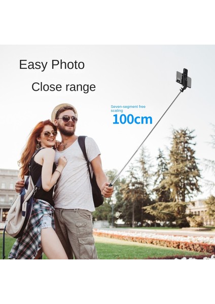 L02WHITE Xiaomi Selfie Çubuk Dereceli Fotoğraf Tutucu Uzatılmış Tripod Canlı Yayın Desteği Tüm Cep Telefonları Bluetooth Uzaktan Kumanda (Yurt Dışından) modelleri