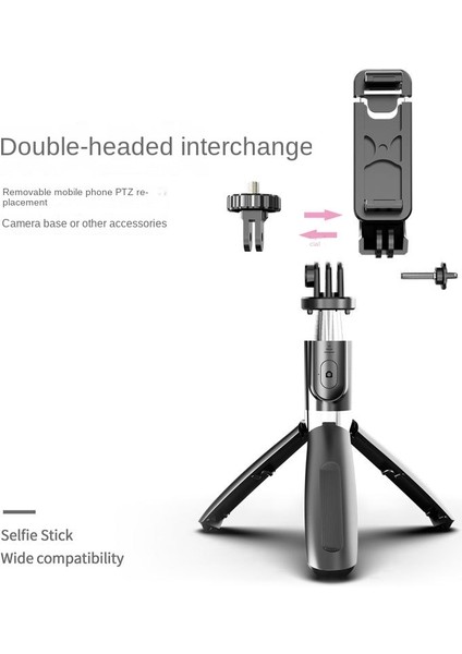 L02WHITE Xiaomi Selfie Çubuk Dereceli Fotoğraf Tutucu Uzatılmış Tripod Canlı Yayın Desteği Tüm Cep Telefonları Bluetooth Uzaktan Kumanda (Yurt Dışından) fırsatları