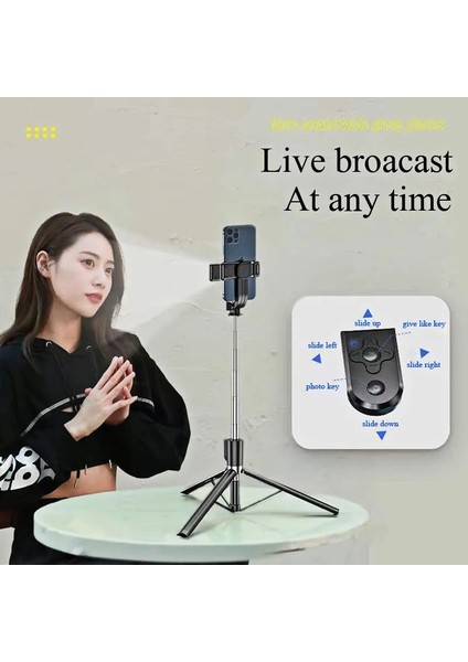 Dolgu Işığı ile 1.67M Uzun Uzatılmış Bluetooth Kablosuz Selfie Çubuğu Canlı Yayın Standı Tutucu Tripod Akıllı Telefonlar Için Dolgu Işığı ile Katlanabilir (Yurt Dışından) indirimleri