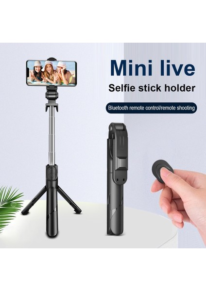 Renkli-Beyaz 3'ü 1 Arada Selfie Çubuğu Canlı Tripod Bluetooth Uyumlu Uzaktan Kumanda Cep Telefonu Canlı / Kayıt Video / Sohbet Için Fit Desteği (Yurt Dışından) fırsatları