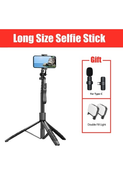 Seçenek 02 Cool Dıer L16 1530MM Kablosuz Selfie Çubuğu Tripod Gopro Kameralar Akıllı Telefonlar Için Bluetooth Deklanşörlü Katlanabilir Monopod Standı (Yurt Dışından)