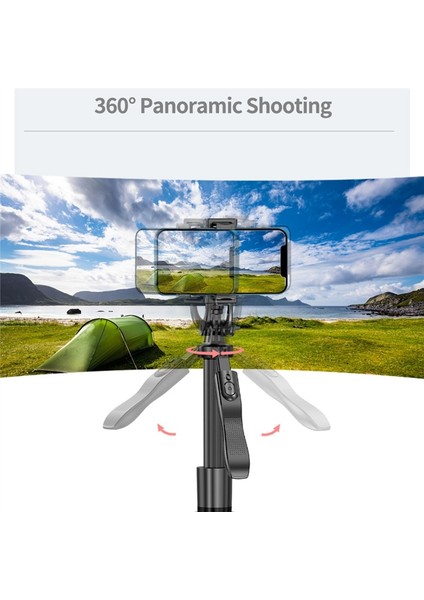 Seçenek 02 Cool Dıer L16 1530MM Kablosuz Selfie Çubuğu Tripod Gopro Kameralar Akıllı Telefonlar Için Bluetooth Deklanşörlü Katlanabilir Monopod Standı (Yurt Dışından)
