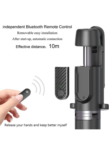 Beyaz Mamen Entegre Bluetooth Selfie Çubuk Tripod 18-64 cm Huawei Xiaomi Android Ios Telefon Için Ayarlanabilir Taşınabilir Telefon Tutucu (Yurt Dışından)