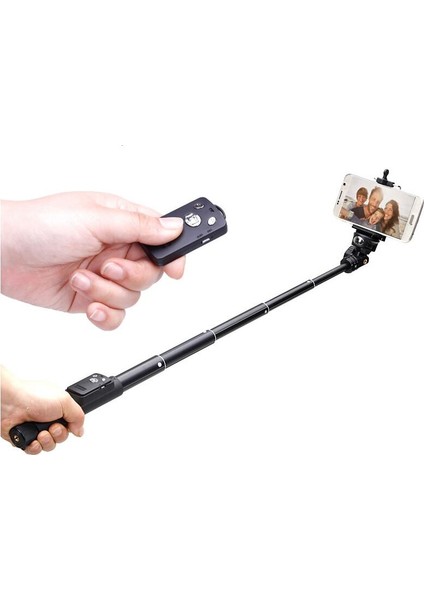 Bir Telefon Klibi Yunteng 2288 + 228 Uzatılabilir Selfie Monopod Bluetooth Uzaktan Selfie Sopa Mini Tripod Telefon Klibi (Yurt Dışından)