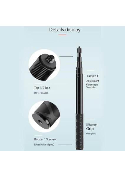 B INSTA360 Görünmez Selfie Sopa Kolu Dönen Uzatma Çubuğu Tripod 1.1 M INSTA360 One R/x2/evo Telefon Aksesuarları (Yurt Dışından) modelleri
