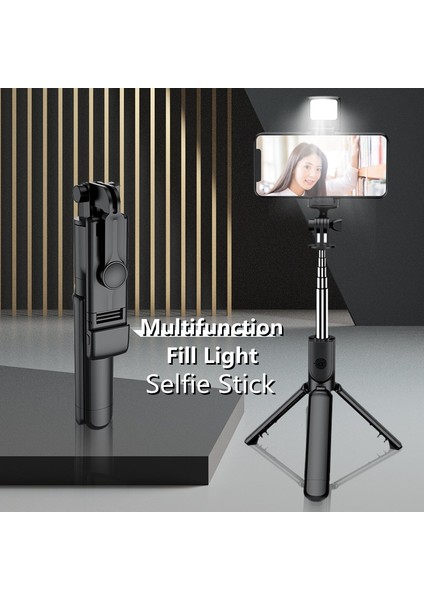 Işık ile Fgclsy Kablosuz Bluetooth Selfie Sopa Cep Telefonu Için 360 Derece Standı Mini Tripod iphone Akıllı Telefonlar Canlı (Yurt Dışından) fırsatları
