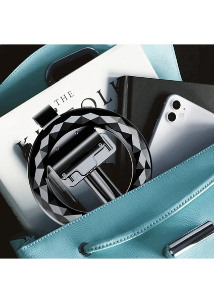 Q07-BLACK Selfie Halka Işık Selfie Çubuğu Tripod Halkalı Telefon Kılıfı Tutucu Taşınabilir Takısız Kısılabilir LED Halka Işık (Yurt Dışından) indirimleri