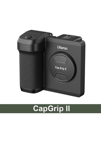 Yükseltme 2. Sürüm Ulanzi Capgrip Iı Akıllı Telefon El Selfie Güçlendirici El Kavrama iPhone Android Telefon Için Bluetooth Uzaktan Kumanda Telefon Deklanşörü (Yurt Dışından)