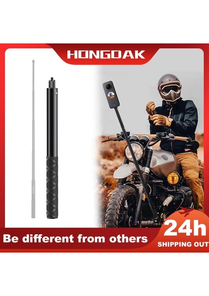 2 M Metal Görünmez Genişletilmiş Selfie Çubuğu INSTA360 X3 /djı Actıon 3 /gopro 11 10 9 Motosiklet Hareket Kamera Monopod Aksesuarları (Yurt Dışından) fiyatları