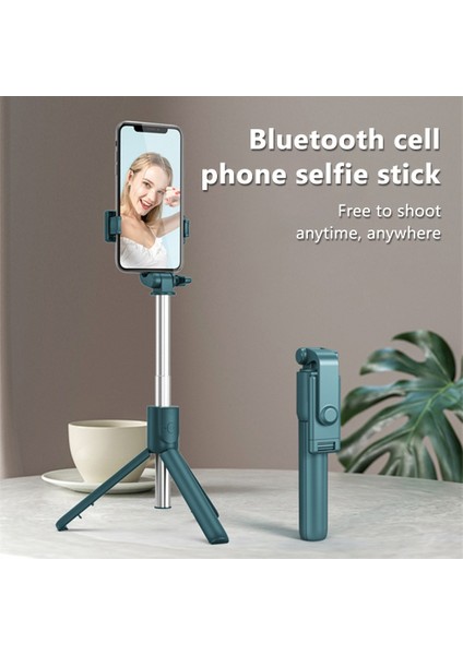 Yeşil R1 2022 Yeni Bluetooth Kablosuz Selfie Çubuğu Mini Tripod Uzatılabilir Monopod Ios Android Telefon Için Dolgu Işığı ile Uzaktan Deklanşör (Yurt Dışından) fırsatları