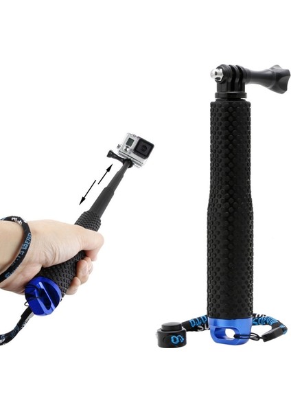 Gopro Hero 4/3/3+ Için Mavi Uzatılabilir Kutup Mini Selfie Çubuğu Su Geçirmez Mavi Monopod (Yurt Dışından) fiyatları