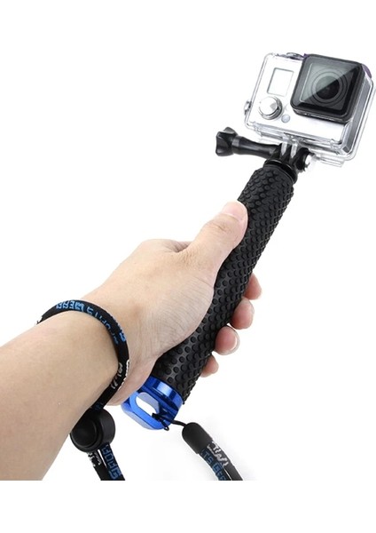 Gopro Hero 4/3/3+ Için Mavi Uzatılabilir Kutup Mini Selfie Çubuğu Su Geçirmez Mavi Monopod (Yurt Dışından) fırsatları