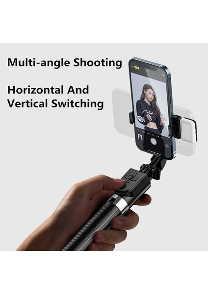 Lambasız 1.6m Genişletilmiş Bluetooth Uyumlu Kablosuz Selfie Çubuğu Canlı Yayın Standı Tutucu Tripod Akıllı Telefonlar Için Katlanabilir Dolgu Işığı (Yurt Dışından) fiyatları