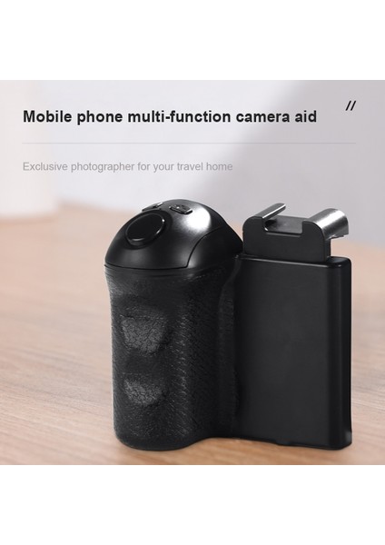 Soğuk Ayakkabı Bluetooth Uyumlu Telefon Kelepçesi ile Akıllı Telefon Sabitleyici Ios Android Için Ergonomik Selfie Güçlendirici Rahat Kavrama (Yurt Dışından)