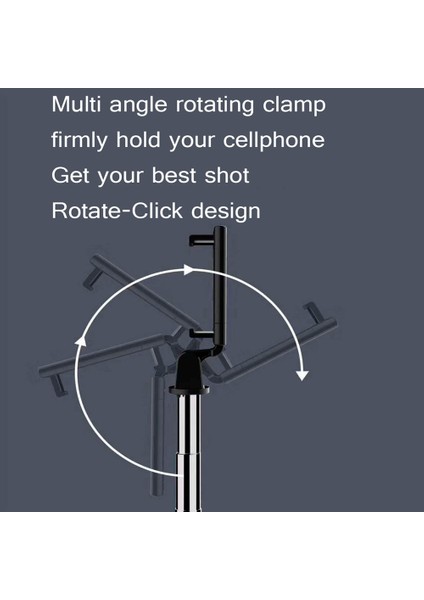 Beyaz Kablosuz Katlanabilir Selfie Sopa Telefon Tripod Uzatılabilir Monopod Akıllı Telefon Için Bluetooth Uzaktan Kumanda ile 3 In 1 Selfie Çubukları (Yurt Dışından)