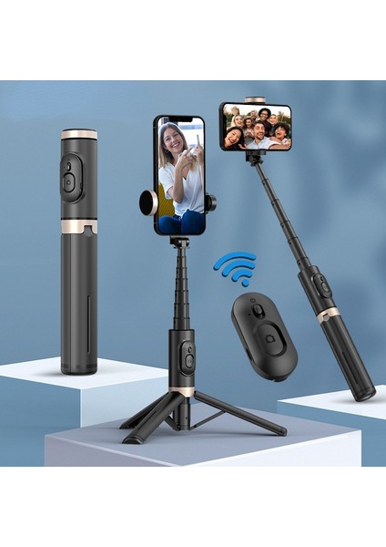 Seçenek 1 Bluetooth Özelliği, Huawei/iphone 13 Pro Max/xiaomi Için Yeni Selfie Çubuğu ile Monopod ve Telefon Pilotu Olarak Kullanılır (Yurt Dışından) modelleri