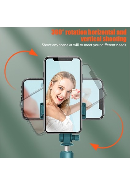 003 2022 Yenı Bluetooth Kablosuz Selfie Çubuğu Mini Tripod Uzatılabilir Monopod Dolgu Işığı ile Ios Android Telefon Için Uzaktan Deklanşör (Yurt Dışından) fırsatları