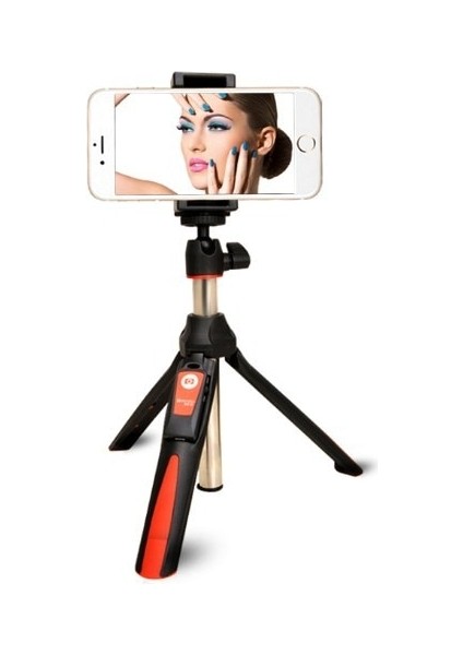 Orange Benro MK10 El Uzatılabilir Mini Tripod Selfie Çubuğu Uzaktan Kumandalı Yepyeni (Yurt Dışından)