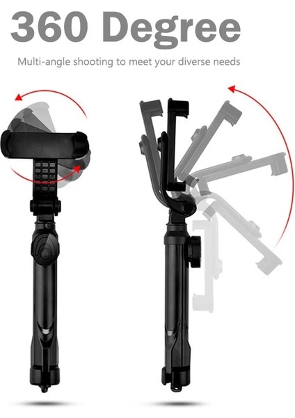 Pembe Kablosuz Bluetooth Selfie Sopa Mini Tripod Uzatılabilir Monopod Android Akıllı Telefon Için Evrensel Taşınabilir El (Yurt Dışından) fırsatları