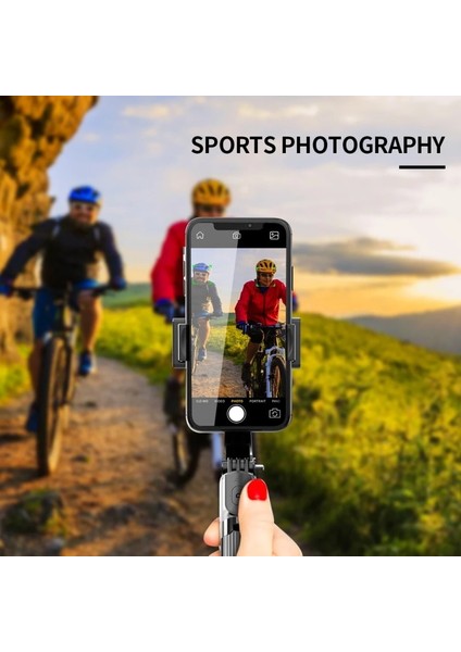 1 Adet L03 Selfie Çubuğu L08 L07 L03 Bluetooth El Gimbal Sabitleyici Selfie Çubuğu Tripod Sarsıntı Önleyici Ayarlanabilir Selfie Standı Otomatik Zamanlayıcı Artefakt Çubuk (Yurt Dışından)