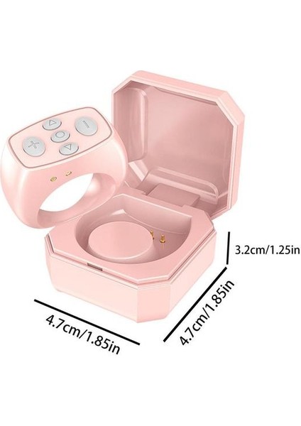 Pembe Parmak Ucu Denetleyicisi Mavi Diş Uyumlu Kısa Video Uygulaması Için Video Sayfası Turner Uzaktan Kumanda Video Selfie Telefon Denetleyicisi (Yurt Dışından)
