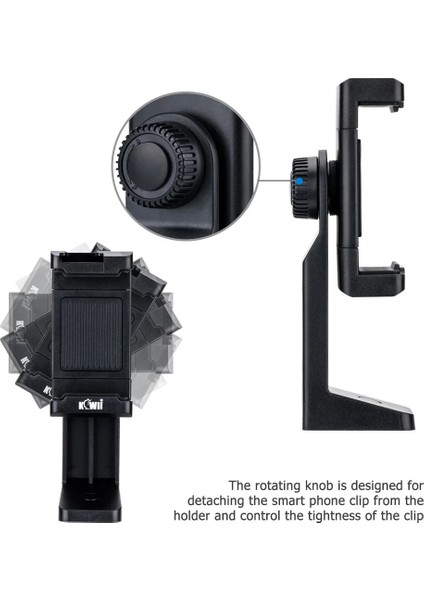 Siyah Mini Cep Telefonu Standı Selfie Braketi Tutucu 360 Derece Tutucu Klip Iphone/huaweı/mı/samsung Cep Telefonu Için Standart Ayakkabı ile (Yurt Dışından) modelleri
