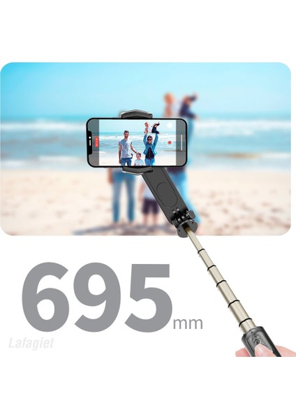 Q08 Temel Katlanabilir Bluetooth Selfie Çubuğu iPhone 12 11 Samsung S21 Xiaomi Kablosuz Kendinden Yapışkanlı Mini El Uzatılabilir Selfie Çubuğu (Yurt Dışından) indirimleri