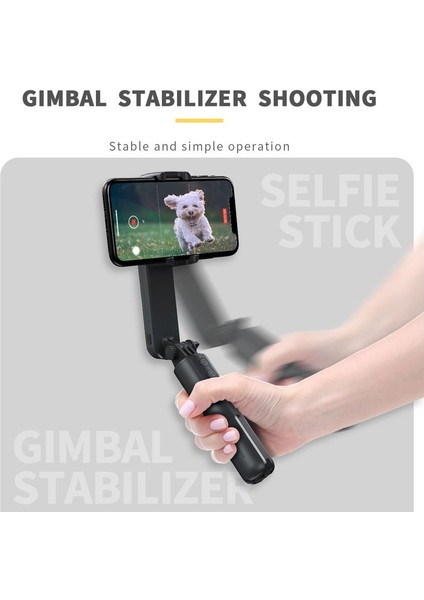 Siyah No Box Fangtuosı Kablosuz Bluetooth El Gimbal Sabitleyici Cep Telefonu Selfie Sopa Tripod Ios Android Için Dolgu Işığı Deklanşör ile (Yurt Dışından) modelleri