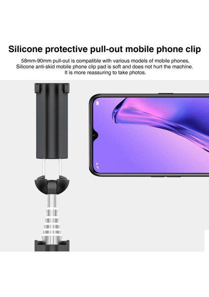 Beyaz Mini Ateşböceği Cep Selfie Çubuğu Bluetooth Kablosuz Uzaktan Kumanda Uzatılabilir El Selfie Çubuğu iPhone Xiaomi Huaweı Vıvo Için (Yurt Dışından) fırsatları