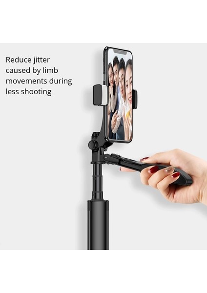 110CM Mamen Selfie Çubuğu Tripod Video Sabitleyici Çekim Braketi Kablosuz Bluetooth Telefon Için Xiaomi Huawei iPhone Için Katlanabilir (Yurt Dışından) fiyatları