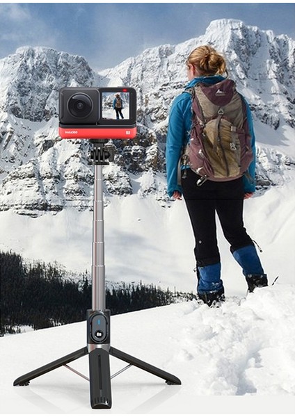 Ios Android Akıllı Telefon Için Dolgu Işığı Deklanşör Uzaktan Kumandalı Standart Kablosuz Bluetooth Selfie Çubuğu Tripod (Yurt Dışından) modelleri
