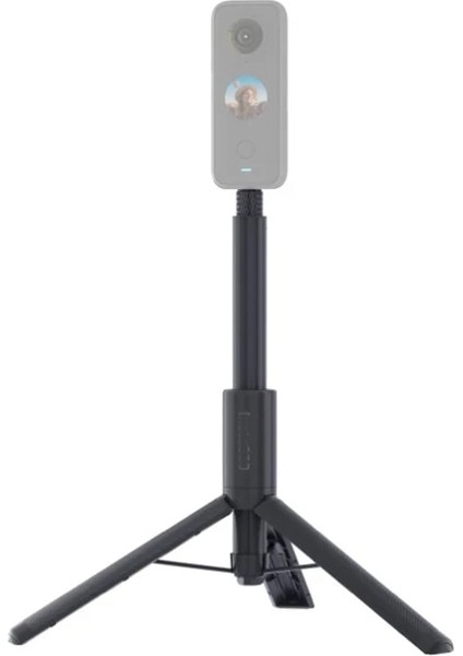 Tripod 2-In-1 Görünmez Selfie Çubuğu + Tripod INSTA360 One X3 X2 Rs, INSTA360 Için Görünmez Selfie Çubuğu Bullet Time El Tripod (Yurt Dışından)