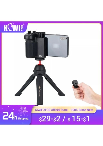 Telefon Kavrama Telefon Tripod Montaj Telefon Kamera Tutma Kolu Tutucu Bluetooth Deklanşör Uzaktan Kumanda ile iPhone Selfie Vlog Video Çekim (Yurt Dışından) fiyatları