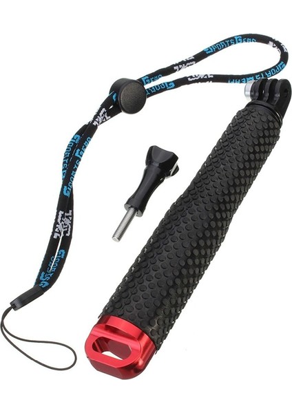 48MM Kırmızı Selfie Çubukları Kendinden El Uzatılabilir Kutup Monopod Sopa + Gopro Hero Için Uzaktan Durumda 9 8 10 Xiaomi Yi 4K Sjcam Aksesuarları (Yurt Dışından) modelleri