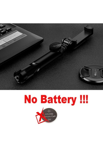 Siyah Kablosuz Bluetooth Özçekim Çubuğu Tripod Uzaktan Palo Cep Telefonu Canlı Fotoğraf Tutucu Tripod Kamera Monopod Zamanlayıcı Artefakt Çubuk (Yurt Dışından)