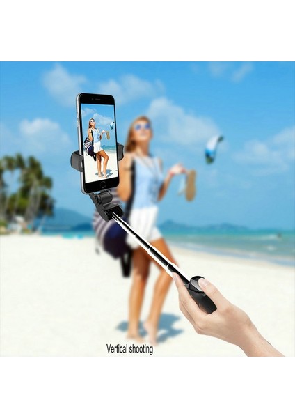 Siyah Kablosuz Bluetooth Özçekim Çubuğu Tripod Uzaktan Palo Cep Telefonu Canlı Fotoğraf Tutucu Tripod Kamera Monopod Zamanlayıcı Artefakt Çubuk (Yurt Dışından) indirimleri