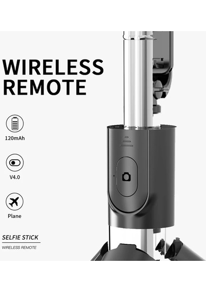 C Cool Dıer 1000MM Uzun Kablosuz Bluetooth Selfie Çubuk Tripod 3 In 1 Selfie Stck Akıllı Telefon Kamera Için Ayarlanabilir Monopod Sıcak (Yurt Dışından)