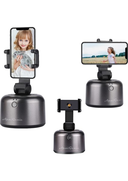 Pembe Apaı Genıe Iı Akıllı Takip Gimbal Sabitleyici Selfie Çubuğu Tripod, 360° Döndürme Otomatik Yüz Nesne Takip Kamera Tutucu (Yurt Dışından) fiyatları