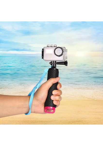 Mavi Su Geçirmez Yüzen El Kavrama Sualtı Selfie Sopa Gopro Hero Oturumu Pro Şamandıra Kolu Dalış Eylem Kamera (Yurt Dışından)