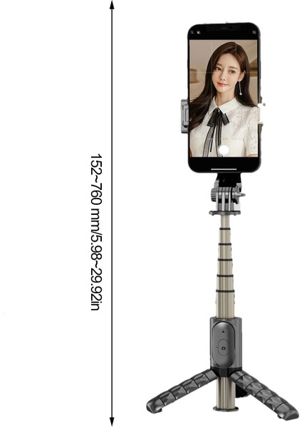 Beyaz Selfie Sopa Tripod Akıllı Telefon Telefon Tutucu Q10S Dolgu Işığı Selfie Sopa Hafif Kompakt Kablosuz Telefon Tutucu (Yurt Dışından) fiyatları