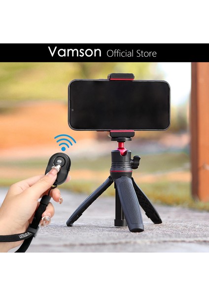 D Vamson Kablosuz Bluetooth Selfie Sopa Katlanabilir Mini Tripod Deklanşör Uzaktan Kumanda Telefon Tutucu Dağı iphone Akıllı Telefonlar Için (Yurt Dışından) fiyatları