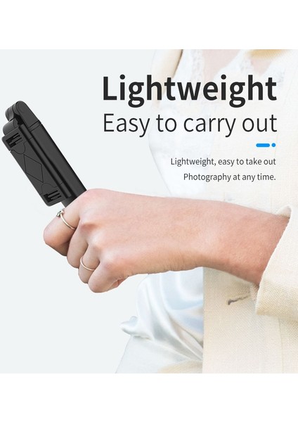 Siyah 3'ü 1 Arada Kablosuz Bluetooth Selfie Çubuğu Hafif Tripod Uzaktan Kumandalı Taşınabilir Katlanabilir Monopod El Selfie Çubuğu (Yurt Dışından) fırsatları