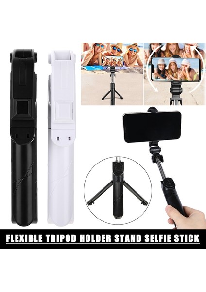 Siyah Yeni 1 Adet Taşınabilir Kablosuz Selfie Sopa Mini Tripod Uzatılabilir Monopod Uzaktan Kumanda ile Katlanabilir Telefon Braketi Deklanşör (Yurt Dışından) fiyatları